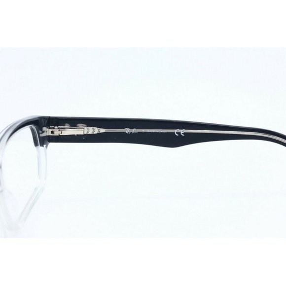 Ray-Ban | Accessories | Ray Ban Rb 563 234 Rectangle Clear  Ray Ban RB 5163 2034 Rectangle Clear Black Eyeglasses Demo Lenses 52mm